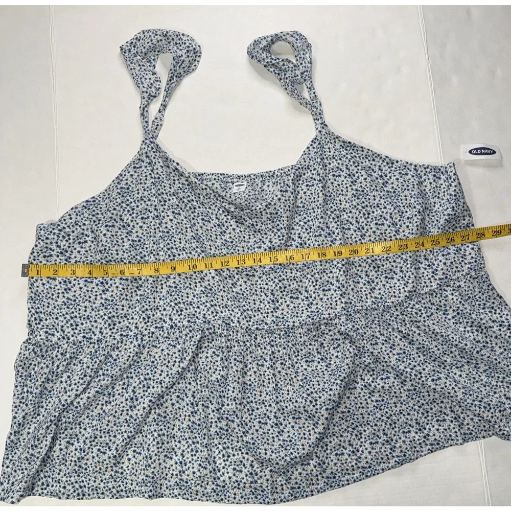 Old Navy Womens 4X‎ Pajama Top Woven Floral Lightweight Soft Comfy Cozy Lounge